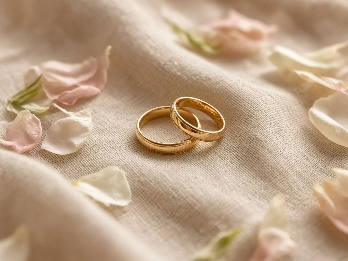 Detalle de joyería dorada